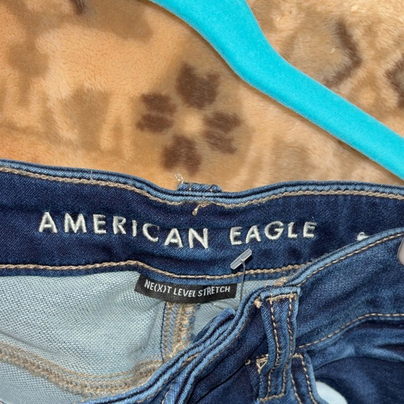 American Eagle Outfitters Dark Blue Skinny Jeans - Picture 3 of 5